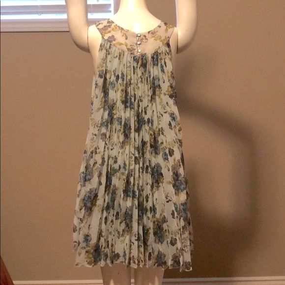 💕Free People - NWOT Pleated Mini Tent Dress (S) - Picture 2 of 8